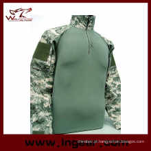 Camuflagem Airsoft uniforme de camisa sapo terno de uniforme militar tático